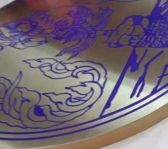 ผลงานป้ายสแตนเลสกัดกรด